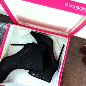 ShoeDazzle Lace Heels